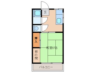 アルパンコーポＡ棟の物件間取画像